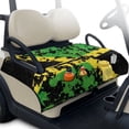 thumbnail image 2 of Xixirimido Golf Cart Seat Covers, Golf Cart Seat Towel Blanket with 4 Front Pockets Fits for EZGO Yamaha Club Car & More 2 Person Seats Golf Carts, Jamaican Flag, 2 of 8