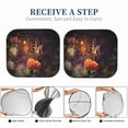 thumbnail image 5 of Picia Butterfly Sitting on a Flower 2 Piece Car Windshield Sun Shade Foldable | Foldable Sun Shield for Front Window Blocks UV Rays and Keeps Your Vehicle Cool-Small, 5 of 7