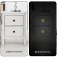 thumbnail image 3 of 4 Packs Cute Raccoon Fluorescence Crystal Glass Cabinet Knobs Drawer Handles for Kitchen Cabinets Dresser Cupboard Wardrobe Pulls Handles, 3 of 7