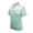 Fairest Jade/White, variant on Monterey Club Women's Rhinestones Contrast Block Golf Polo Shirt #2094