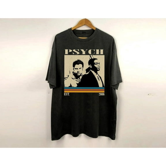 Psych Shirt, Psych Tv Series Shirt, Retro Film Shirt, Vintage Shirt, Retro Shirt, Classic Shirt, Gifts for him, Christmas Gifts