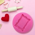 thumbnail image 4 of Cheers Vintage Rectangle Photo Frame Silicone Cake Mould DIY Fondant Sugarcraft Mold, 4 of 7