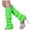 27# 1pair Green, variant on Cyglowse Leg Warmers for Women Y2K Harajuku Leg Sleeves Long Kawaii Knit Socks Lolita Party Accessory Orange One Size