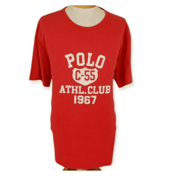 Polo Ralph Lauren Men's Short Sleeve BigandTall T-Shirt, Red, XLT