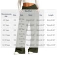 thumbnail image 2 of Mitankcoo Girls Corduroy Wide Leg Pants Elastic High Waist Casual Loose Trousers with Pockets for Kids Daily 4-15Y, 2 of 8