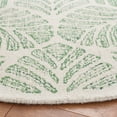 thumbnail image 3 of SAFAVIEH Martha Stewart Jardin Floral Area Rug, Ivory/Green, 6' x 6' Round, 3 of 8