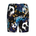 thumbnail image 5 of Fotbe Football Pajama Shorts for Men, Men's Pajama Bottoms, Sleepwear,Short Pajama Pants-4X-Large, 5 of 9