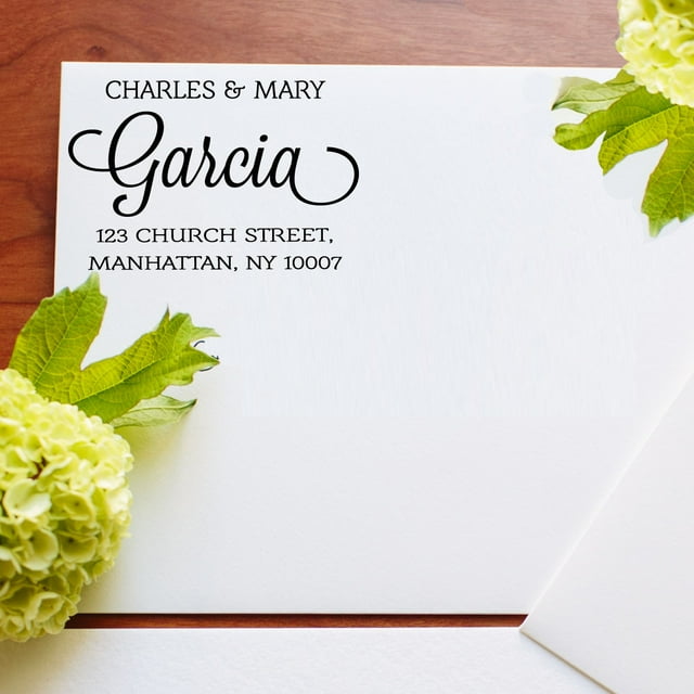 Custom Return Address Save The Date Stamp Stationary Personalized Rubber Stamp Bridal Shower Gift