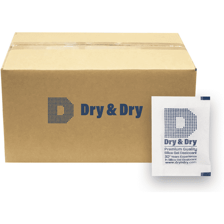 

5 Gram [3000 Packs] Dry & Dry Premium Silica Gel Packets Desiccant Dehumidifiers - Rechargeable Fabric