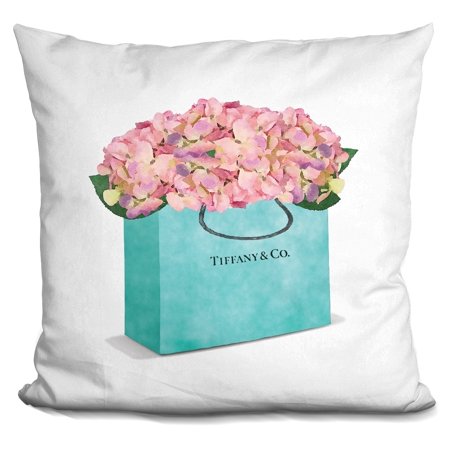 LiLiPi Tiffany Shopper Hydrangea Decorative Accent Throw Pillow New Hydrangea Decorative Pillows LiLiPi Tiffany Shopper Hydrangea Decorative Accent Throw Pillow New Hydrangea Decorative Pillows