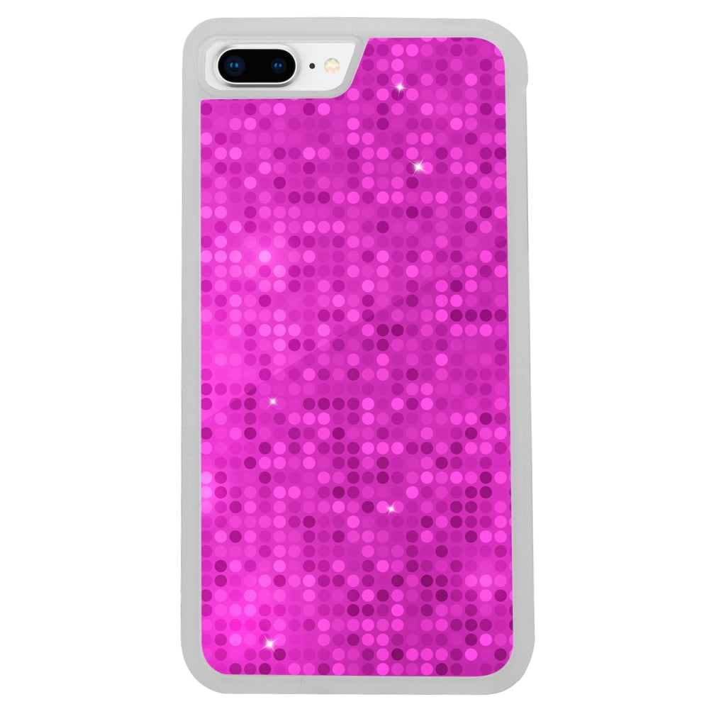 Image Of Purple Texture Background with Many Purple Dots Apple iPhone 8
