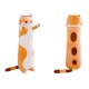 thumbnail image 5 of 50cm Figura de gato durmiendo suave, almohada, Animal relleno, muñeca, juguete de peluche cilíndrico largo para niños, 5 of 5
