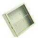 thumbnail image 3 of Vitrina de pared para guardar figuras, caja ciega, expositor de artesanías, a prueba de polvo, color verde aguacate., 3 of 12