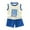 Blue, variant on YunPes Children's Vest Shorts Suit Spring Summer Autumn Comfortable Loose Version Children's Clothing Toddler Boy Outfits 4t
