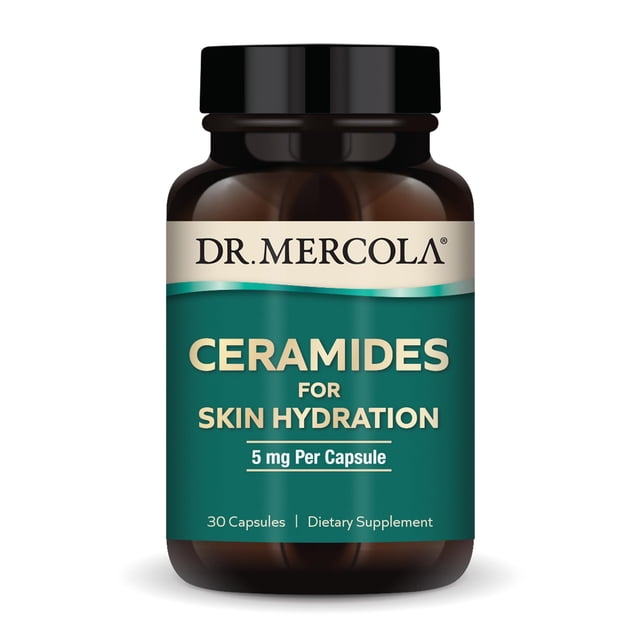Suplemento Dr. Mercola Ceramides para la hidratación de la piel 30 cápsulas