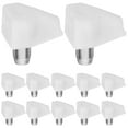 thumbnail image 2 of 100pcs Plastic Shelf Support Pegs Cabinet Clips Plastic Bookcase Self Locking Pin For Kitchen Bookcase Furniture Book Shelves White, 2 of 9