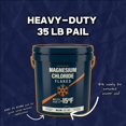 thumbnail image 3 of Magnesium Chloride Flakes 8 lb Pail, Fast-Acting Ice Melt & Deicer, Long-Lasting, Low-Residue, Safe for Pets and Surfaces, 3 of 6