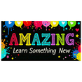 thumbnail image 1 of Colorful and Motivational Backdrop Banner with Amazing Text and Heart Elements Party Decorations for Classroom Celebrations Photo Backdrops Learning Events and Inspirational Gatherings, 1 of 4