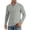 Light Gray, variant on JIAYUE Men's T Shirt Long Sleeve Half Zip Collar Solid Color Casual Athletic Tops Loose Fit Breathable Everyday Comfortable Wear For Training And Outdoor Playing