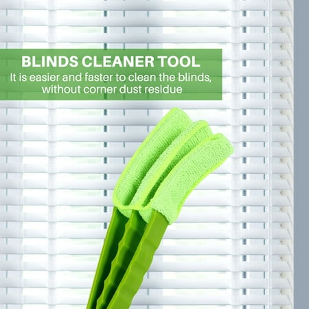 

Upgrade Window Blind Cleaner Duster Brush Kit for Blind Baseboard Fan Conditioner Cleaner