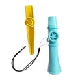 thumbnail image 1 of Runquan Flûte Kazoo Facile à Apprendre pour Spectacle de Performance pour Enfants Bleu et Or, 1 of 8