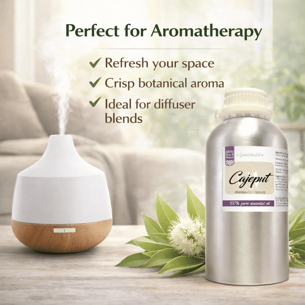 Cajeput Essential Oil - 32 fl oz - Aluminum Bottle w/ Locking Cap