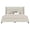 Off White, variant on Bowery Hill Modern Upholstered King Bed in Charcoal Performance Fabric
