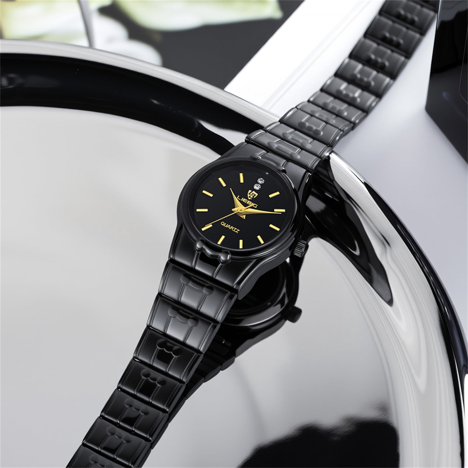 LIEBIG Gold Watches for Women Analog Quartz Business Formal Waterproof Womens Watch