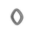 thumbnail image 2 of ADIRFINE 925 Solid Sterling Silver Cubic Zirconia 5MM Square Eternity Band, 2 of 5