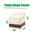 thumbnail image 2 of F&J Outdoors Waterproof Patio Chair Covers 33"(W)×34(D)×32"/25.5"(H), 2 of 9