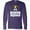 Purple, variant on Inktastic Dog Boxer Squad Long Sleeve T-Shirt