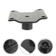thumbnail image 3 of Universal Barber Chair Chassis Connector Barber Chair Parts Sturdy Bracket Replacement Parts for Sa, 3 of 5