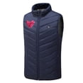 thumbnail image 5 of XUNKUSGA Heated Vest 9-Zone 3-Control Heated Vest for Men Warm Stand Collar Lightweight Sleeveless Heated Jacket Windproof Water-Resistant Heated Vest Women Blue, 5 of 6