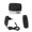 Black and White - US Plug, variant on Yajisi Mini Projector Black White HD 1080P Portable Outdoor Home Theater Projector for Smartphone Tablet UK Plug 100-240V WiFi Wireless Screen Mirroring (4.49 inches / 114 mm)