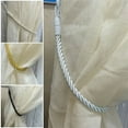 ODOMY 2 PCS Curtain Tie backs Curtain Tiebacks Plain Rope Cord Drape