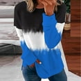 thumbnail image 2 of ketyyh-chn99 Sweat Shirts, Women Long Sleeve Women's Ribbed Long Sleeve Turtleneck Top Blue, 2 of 5