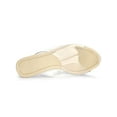 thumbnail image 4 of BLISSFUL STEP Women's Sandals Block Heels Clear Platform Slides Sandals, 4 of 8