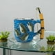 thumbnail image 3 of Taza de Cerámica con Temática de Pesca y Mango de Caña de Pescar En Miniatura | Taza de Café Única para Pescadores y Amantes de La Naturaleza (Azul), 3 of 5
