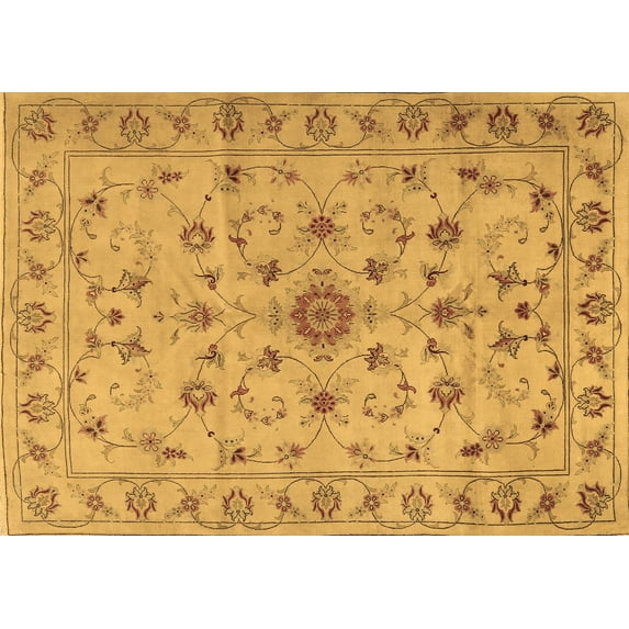 Ahgly Company Indoor Rectangle Persian Brown Traditional Area Rugs, 2' x 5'
