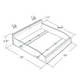 thumbnail image 2 of Adjustable Divider Bin Cosmetic Tray for Peg or Slatwall, 12" x 12", 2-Pack, 2 of 5