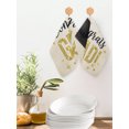 thumbnail image 4 of Rustic Graduation Kitchen Dish Towels for Drying Dishes Set of 2, Funny Words Vintage Art Waffle Weave Microfiber Hand Tea Bathroom Towels Quick Dry & Absorbent Towel 12x12, 4 of 7