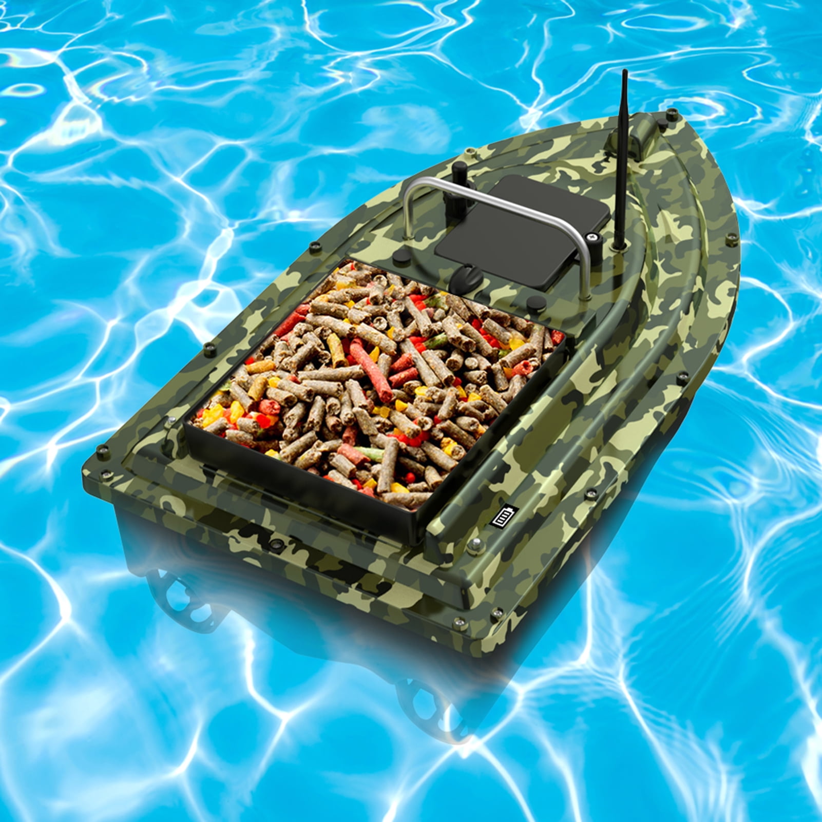 Gps Fishing Bait Boat With Large Bait Container Automatic Bait