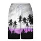thumbnail image 4 of Pantalones Cortos para Hombre Cintura Elástica con Bolsillos, Forro de Impresión de Moda Casual para la Playa, Al Aire Libre Y el Uso Diario, 4 of 6