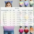 thumbnail image 6 of Oversized Hoodies for Teen Girls, Kids Cute Gradient Pullover Tops Long Sleeve Sweatshirt with Pocket New Girls' Active Pullover Yellow 7 Years, 6 of 6