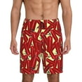 thumbnail image 2 of Daiia Fire Extinguisher Mens Woven Stretch Pajama Short,Short Pajama Pants-3X-Large, 2 of 9