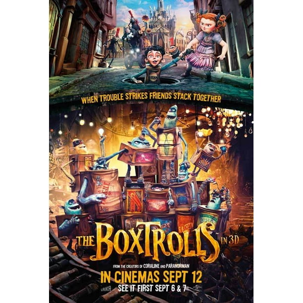 The Boxtrolls 14 11x17 Movie Poster Uk Walmart Com Walmart Com