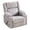 Light Gray, variant on Oversized Manual Recliner Chair with Arm Storage,Swivel Rocker Recliner Chair for Adults with Adjustable Headrest,Nursery Glider Recliner with Phone Stand and Side Pockets for Living Room,Dark Gray