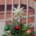 thumbnail image 3 of Holiday Time Christmas Tree Topper, Plated Liberty Star, 8", 3 of 3
