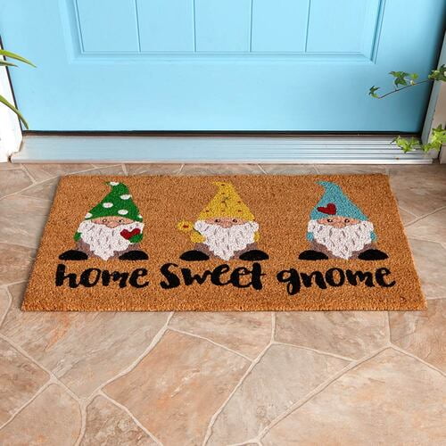Novelty Themed Coir DoormatsHome Sweet Gnome
