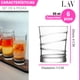 thumbnail image 2 of Juego 6 Vasos Ring Anillos Vidrio cristal 65 ml Para Licor Cocina, Banquetes, Fiestas, 2 of 5